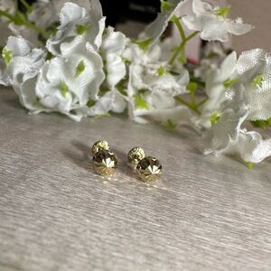 Baby girl 10k gold earrings